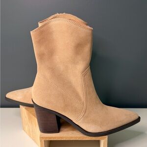 NWOT - Express Tan Suede Boots